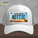 Hottie North Dakota Novelty License Plate Hat Mesh / White