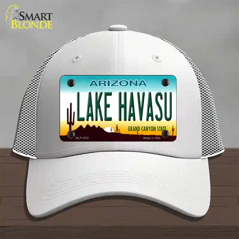 Lake Havasu Arizona Novelty License Plate Hat Mesh / White