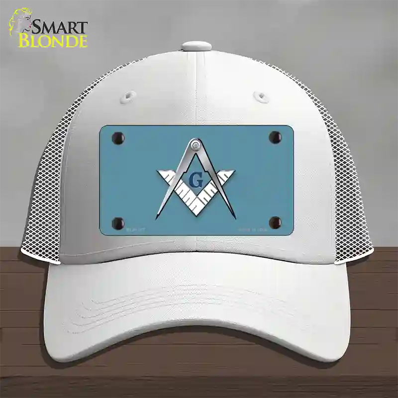 Masons Logo Novelty License Plate Hat Mesh / White