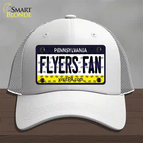 Flyers Fan Pennsylvania Novelty License Plate Hat Mesh / White