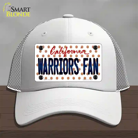 Warriors Fan California Novelty License Plate Hat Mesh / White