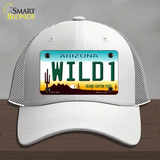 Wild 1 Arizona Novelty License Plate Hat Mesh / White