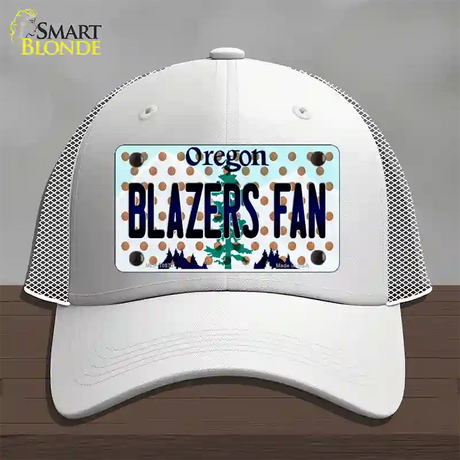 Blazers Fan Oregon Novelty License Plate Hat Mesh / White