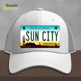 Sun City Arizona Novelty License Plate Hat Mesh / White