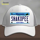 Shakopee Minnesota State Novelty License Plate Hat Mesh / White