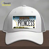 Princess Montana State Novelty License Plate Hat Mesh / White