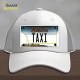 Taxi Montana State Novelty License Plate Hat Mesh / White