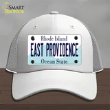 East Providence Rhode Island State Novelty License Plate Hat Mesh / White