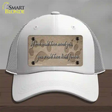 If Love Could Have Saved You Novelty License Plate Hat Mesh / White