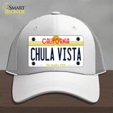 Chula Vista California Novelty License Plate Hat Mesh / White