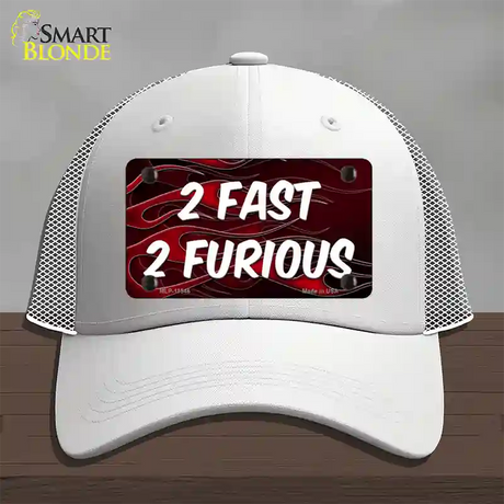 2 Fast 2 Furious Novelty License Plate Hat Mesh / White