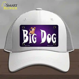 Big Dog Novelty License Plate Hat Mesh / White