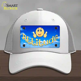 Attitude Novelty License Plate Hat Mesh / White