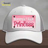 Mommys Little Princess Novelty License Plate Hat Mesh / White