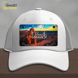 Utah Canyon Arch State Novelty License Plate Hat Mesh / White