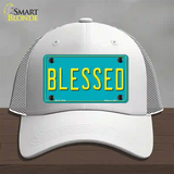 Blessed Novelty License Plate Hat Mesh / White