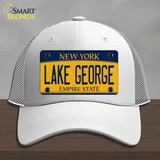 Lake George New York Novelty License Plate Hat Mesh / White