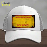 New Mexico Rusty Blank Novelty License Plate Hat Mesh / White