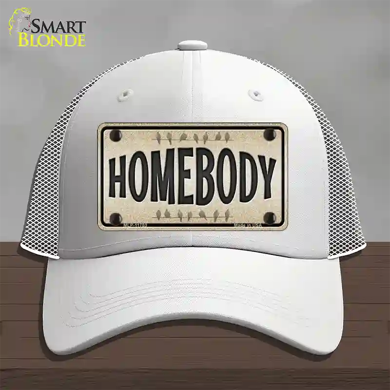 Homebody Novelty License Plate Hat Mesh / White