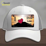 Show Low Hilltop Arizona Novelty License Plate Hat Mesh / White