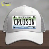 Cruisin Woodward Michigan Novelty License Plate Hat Mesh / White