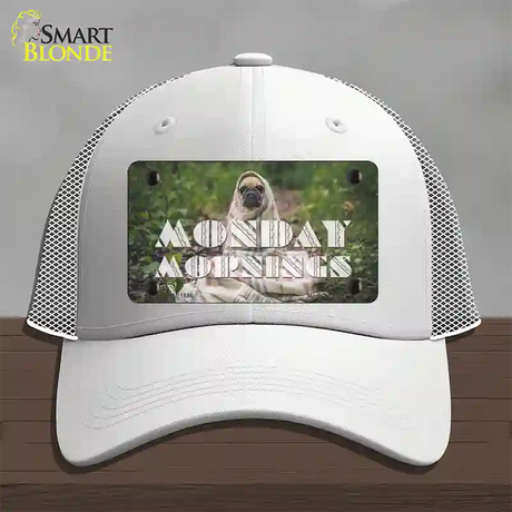 Monday Mornings Novelty License Plate Hat Mesh / White