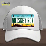 Whiskey Row Arizona Novelty License Plate Hat Mesh / White