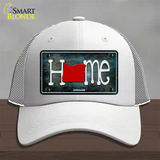 Oregon Home State Outline Novelty License Plate Hat Mesh / White