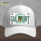 Florida Gulfport Novelty License Plate Hat Mesh / White