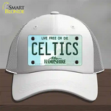 Celtics New Hampshire State Novelty License Plate Hat Mesh / White