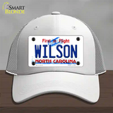 Wilson North Carolina Flight Novelty License Plate Hat Mesh / White