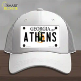 Athens Georgia State Novelty License Plate Hat Mesh / White