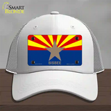 Bisbee Arizona Flag Novelty License Plate Hat Mesh / White