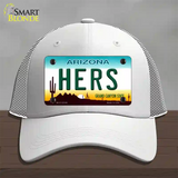 Hers Arizona Novelty License Plate Hat Mesh / White