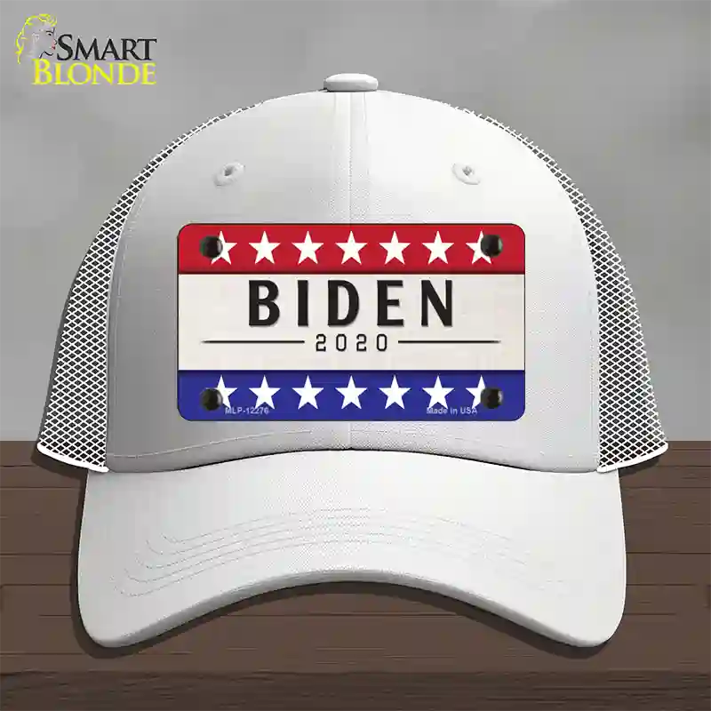 Joe Biden 2020 Novelty License Plate Hat Mesh / White