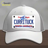 Currituck North Carolina Novelty License Plate Hat Mesh / White