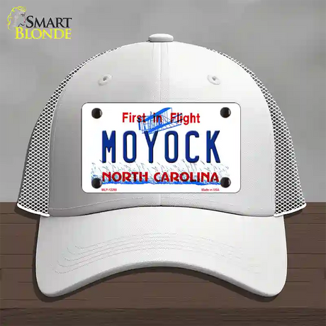 Moyock North Carolina Novelty License Plate Hat Mesh / White