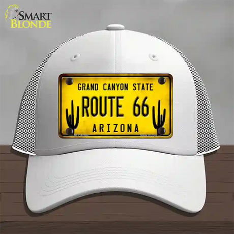 Arizona Route 66 Novelty License Plate Hat Mesh / White