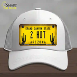 Arizona 2 Hot Novelty License Plate Hat Mesh / White