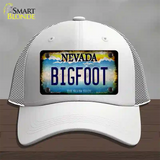 Bigfoot Nevada Novelty License Plate Hat Mesh / White