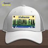 Alabama Fan Novelty License Plate Hat Mesh / White