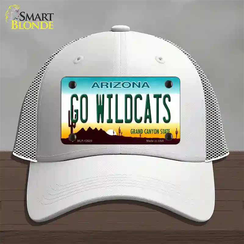 Go Wildcats Novelty License Plate Hat Mesh / White