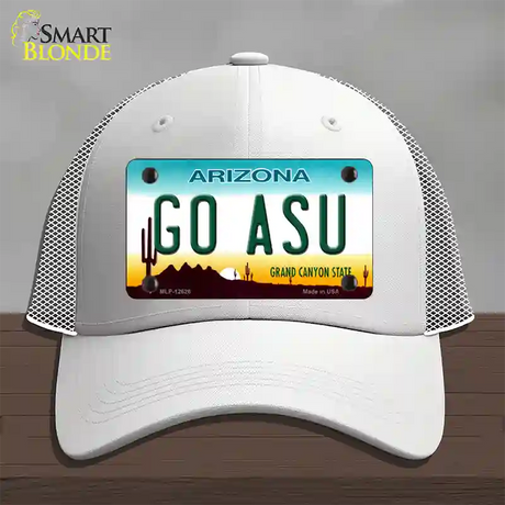 Go Arizona State Novelty License Plate Hat Mesh / White