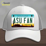 Arizona State Fan Novelty License Plate Hat Mesh / White