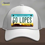 Go Lopes Novelty License Plate Hat Mesh / White