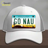 Go Northern Arizona Univ Novelty License Plate Hat Mesh / White