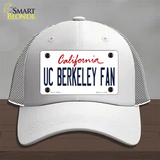 UC Berkeley Fan Novelty License Plate Hat Mesh / White