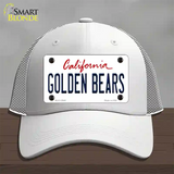 Golden Bears Novelty License Plate Hat Mesh / White