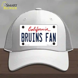 Bruins Fan Novelty License Plate Hat Mesh / White