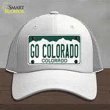 Go Colorado Novelty License Plate Hat Mesh / White